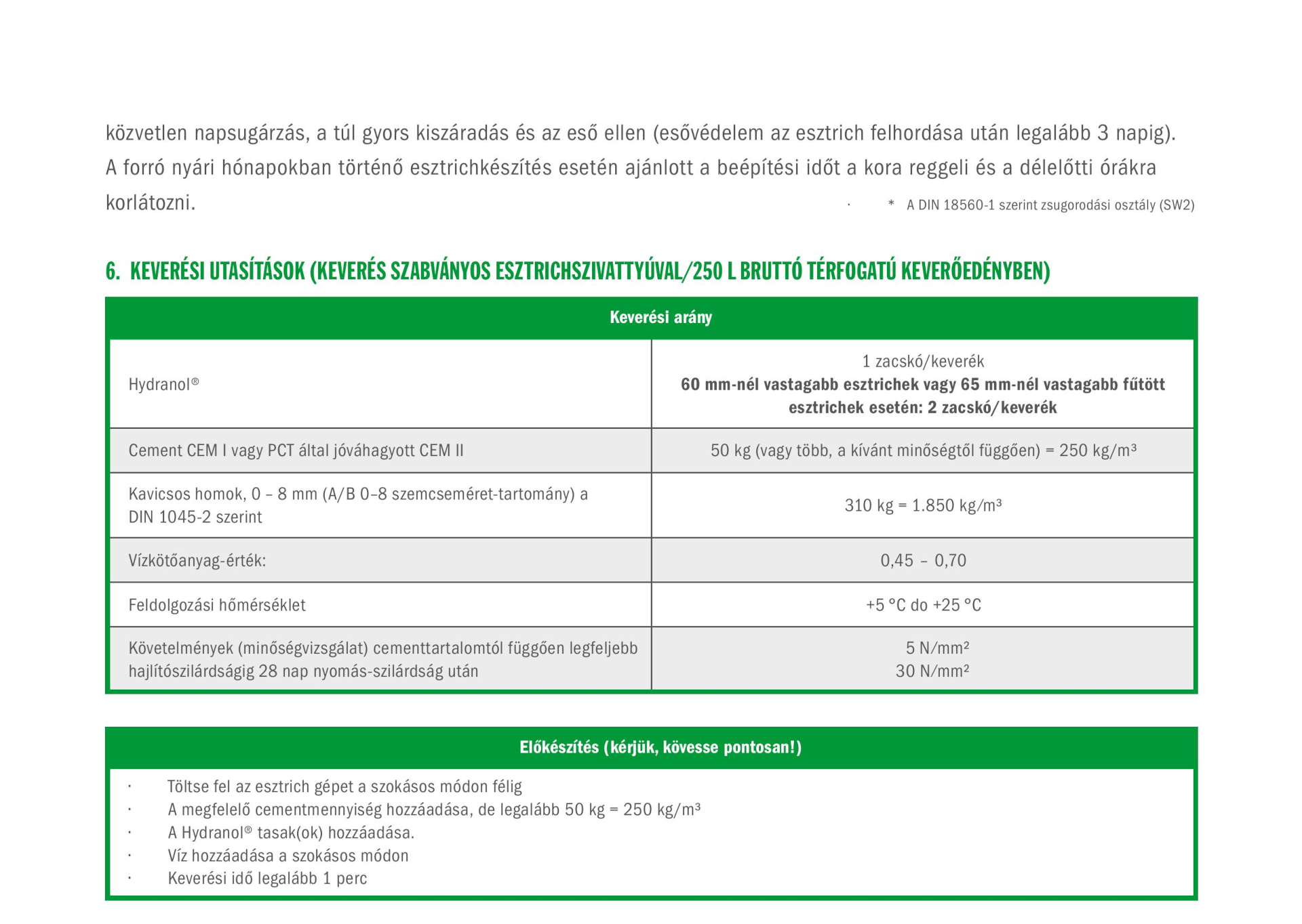 Retanol HYDRANOL prospektus 3